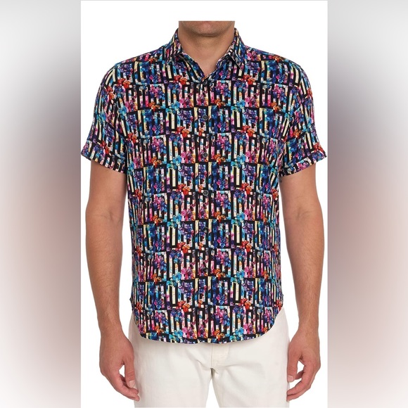 Robert Graham JUMP START Button FrontClassic Fit Short Sleeve